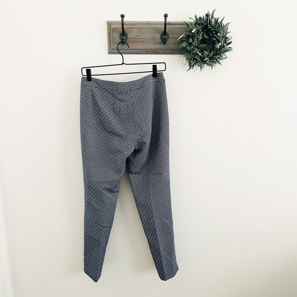 J. McLaughlin Blue Geometric Straight Pants 2 - Picture 5 of 5